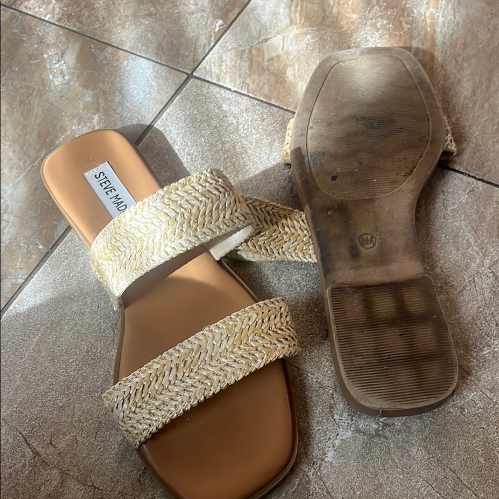 Steve Madden Women's Cream Sandals